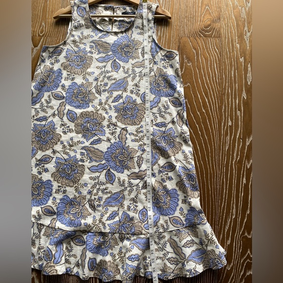 Tommy Hilfiger linen blend A line sleeveless floral dress EUC - Picture 5 of 10